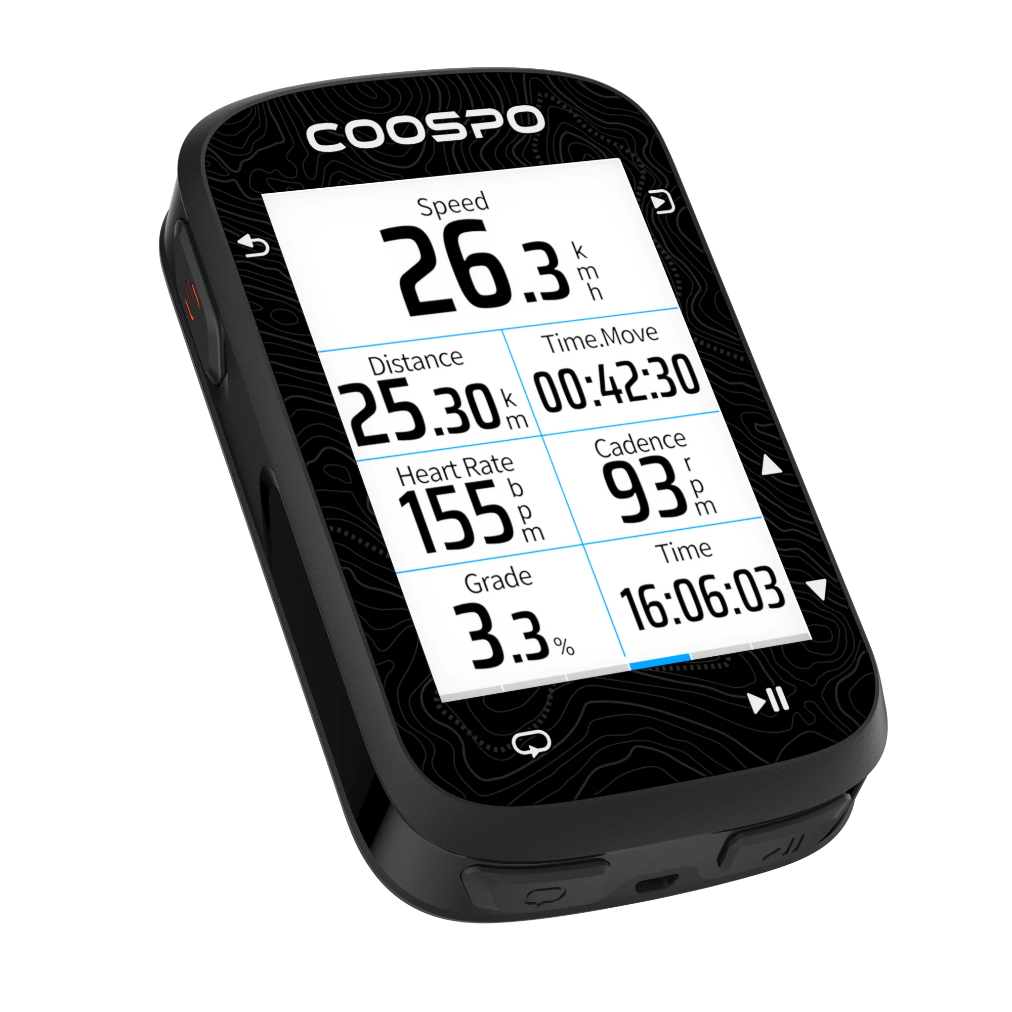 COOSPO CS600 Color Touch Screen Smart GPS Bike Computer with Built-in Navigation Map for Road Bike Cycling - Image 4