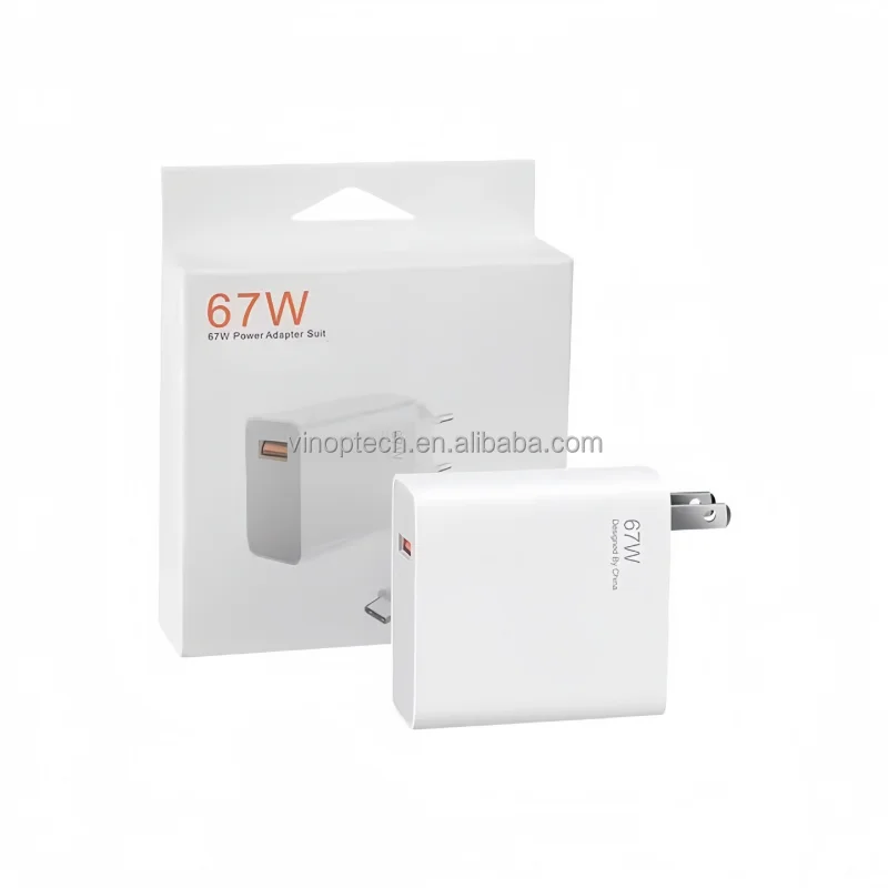QC3.0 67W 120W Fast Charger US EU UK Plug Power Adapter with 6A USB Type C Charging Data Cable for HUAWEI xiaomi Phone Suit Pack of 5