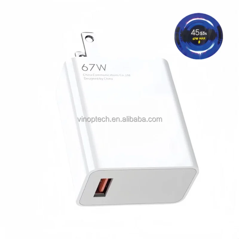 Super Fast Mi Turbo Charge 120W 67W USB a Charger 6A Cable Fast Charger Wall Phone Charger Power Adapter for Xiaomi Pack of 5 - Image 2