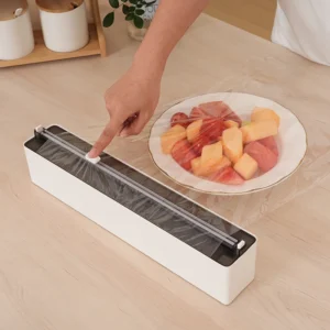 Single-Touch Modern Style Smart Sensor Wrap Dispenser with Voice Guidance Hands-Free Kitchen Accessory Pack of 2