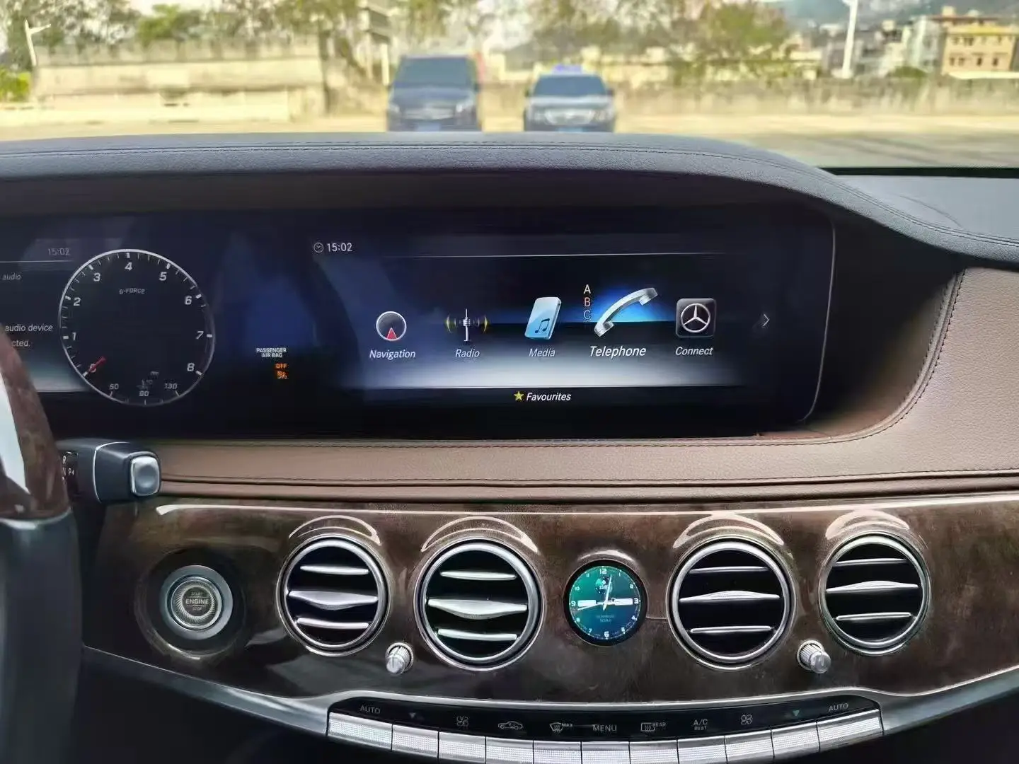 Car Time Electronic Meter for Mercedes Benz C W205 E W213 S W222 G W433 Gls W219 Stopwatch LCD Smart Clock - Image 2