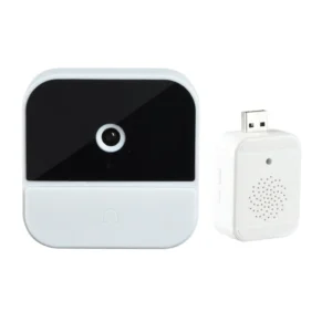 Home Video Smart Wifi Doorbell Camera Two Way Audio Wireless Doorbell With Camera for Home Apartment Security Pack of 2