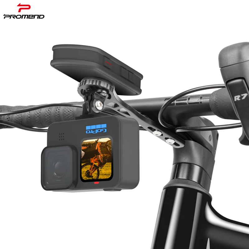 Promend Aluminum Alloy GPS Computer Holder Light Stand for MTB Road Bicycle Bike Stopwatch Mount for Garmin Bryton Wahoo Parts Pack of 2 - Image 3