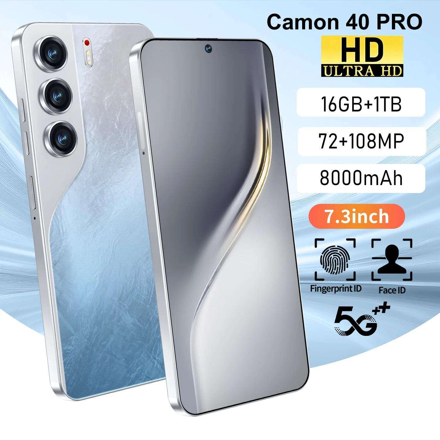 Camon40 Pro Cross-Border Android Mobile Phone 16 1T Generation Deca Core CPU English Operating Language Available AliExpress - Image 4