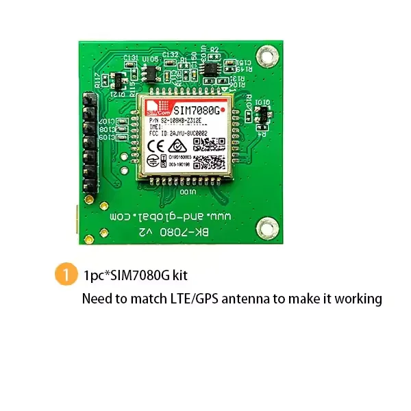 SIMCOM SIM7080G Breakout Development Board Core Board With USB Port LTE CAT-M and NB-IoT Module Compatible SIM868 Pack of 5 - Image 3