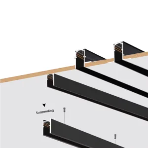 Tuya Zigbee 48V Smart Arc Thin Grille Spot 6W 12W LED 20mm Hanging Curve Rail Track Systems Magnetic Hanging Rail for Interior Pack of 2