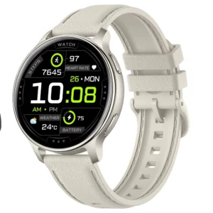 Women Bluetooth Call Smart Watch HT43 GPS Heart Rate & Blood Pressure Monitor 3ATM Waterproof Round Smart Watch