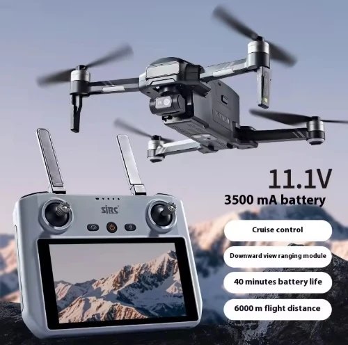 F22 S3 XR Drones Profesional Brushless 3-axis Gimbal Long Distance 5G WIFI RC FPV Dron 4K Camera Drone with Screen Remote Pack of 6 - Image 2