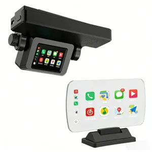 Wireless Car BLE Carplay Head Display Navigation F03 Google Map Free Window Projector Fatigue Driving Alarm Yian Driving Safety