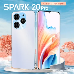 Spark 20 Pro High-Quality 7.3inch 10-Core 5G Smartphone with 16GB RAM, 1TB Storage, Dual SIM, Unlocked Large Battery