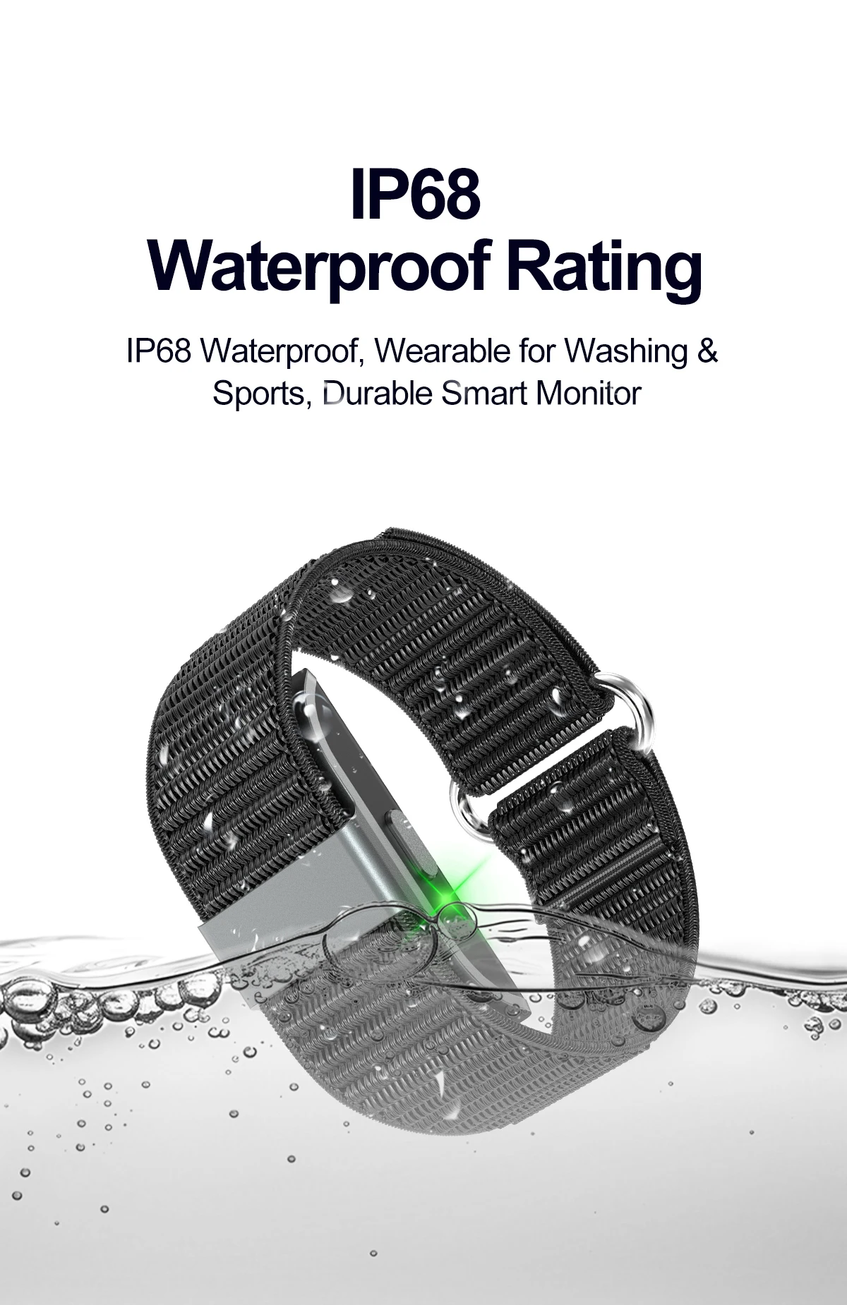 S01 Smart Electronic Bracelet for Sport Fitness Tracker Heart Rate Find My Device & Low Battery Alert Smart Notifications - Image 4