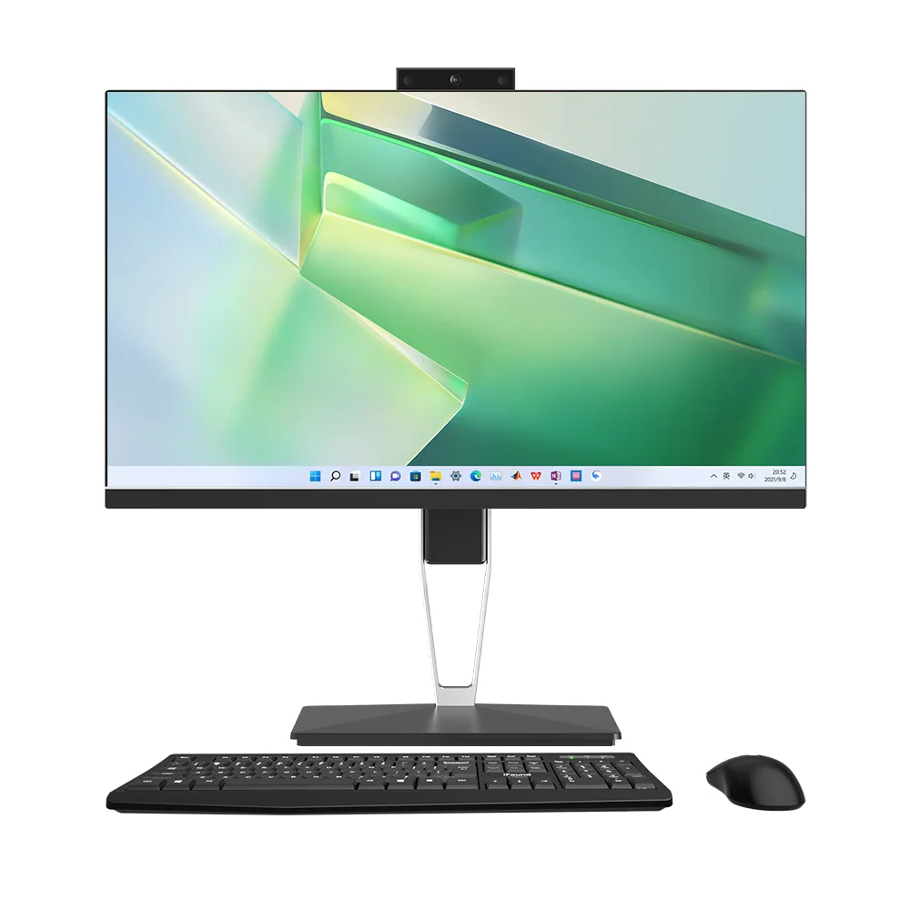 Factory Wholesale New 23.8-inch Windows 10 AMD Athlon 3020E SSD Desktop Computer All-in-one PC for Business Office Home Use