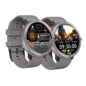 Smartwatch GPS 1.32Inch AMOLED GPS Compass 50Meters Waterproof Outdoor Health Monitoring Smart Watch for Men Women Pack of 3