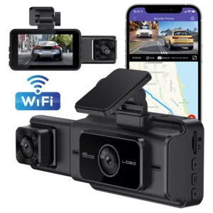 2025 NEW 2 Inch IPS 1080P Dash Camera Dvr Three Lens with WiFi Loop Recording NIGHT VISION APP Control