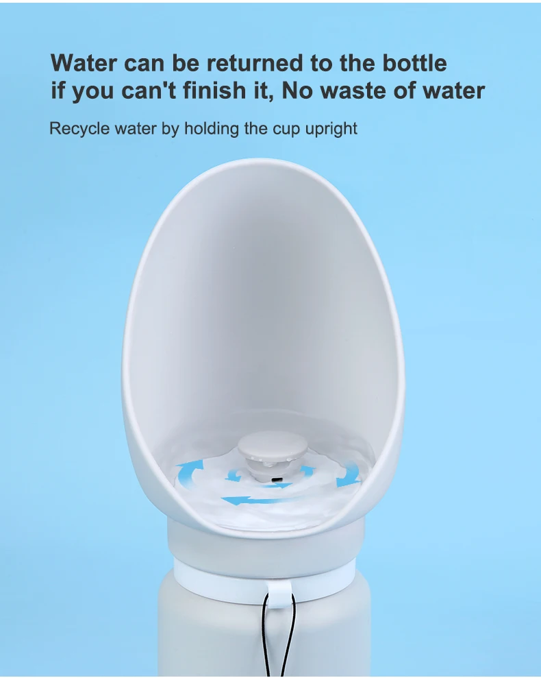 Pet Accessories Supplies Portable Collapsible Reusable Silicone Water Bowl Travel Walking Dispenser Puppy Dog Water Bottle Pack of 5 - Image 3