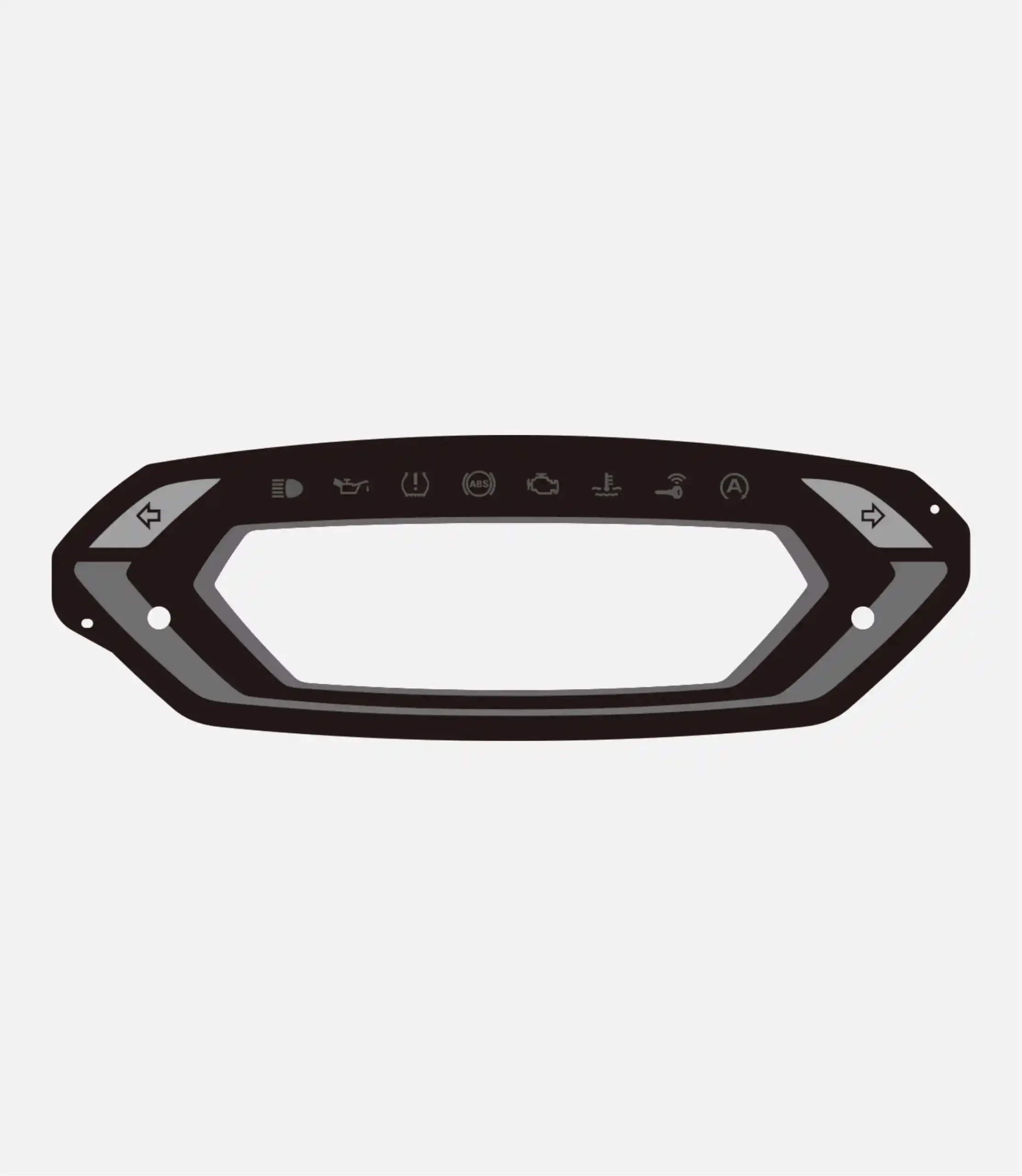 Custom Screen Printing Speedometer Display Panels for Honda Motorcycles 4 Stroke Car Dashboard Tachometer Speedometer Sticker Pack of 100 - Image 2