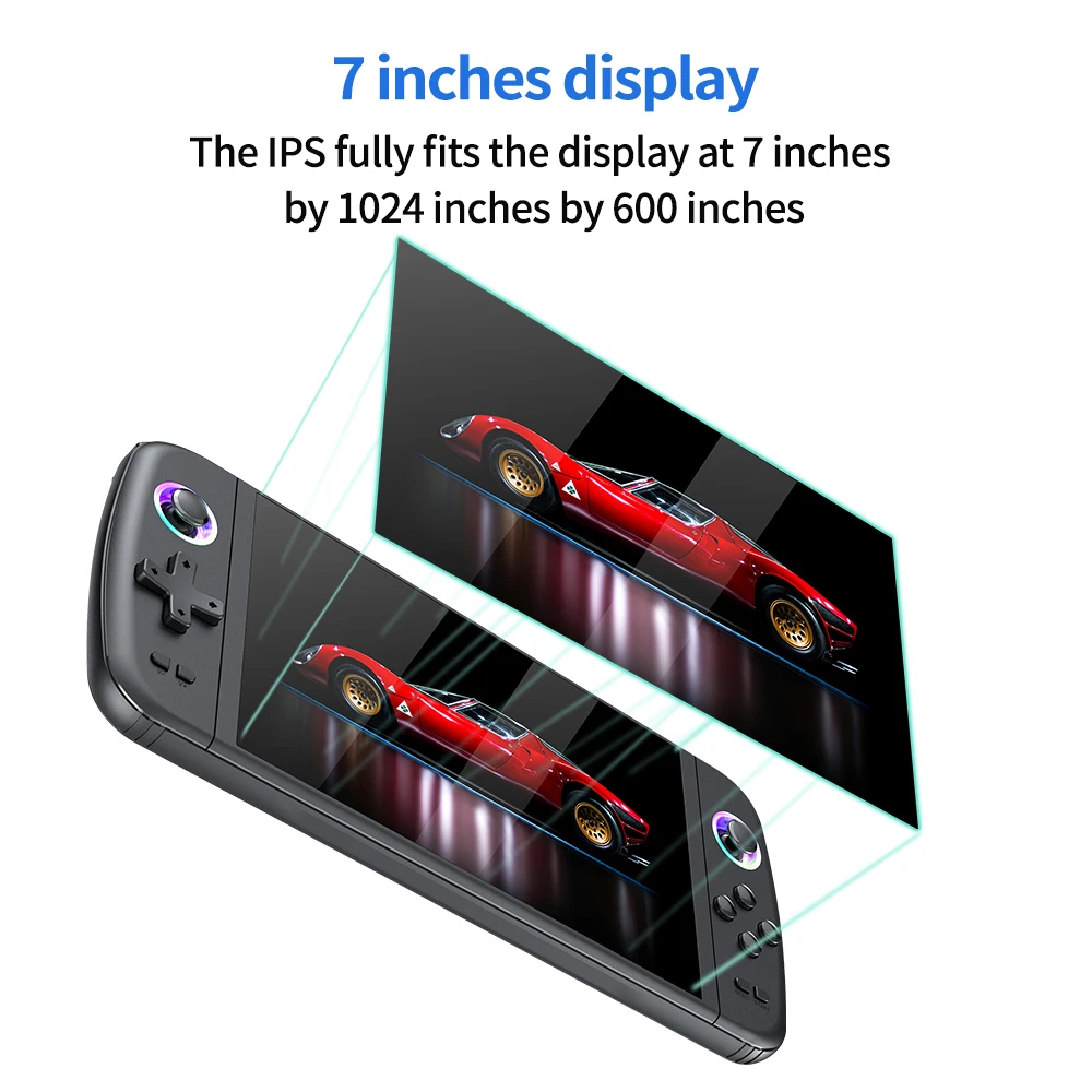 New M27 Handheld Game Players 7Inch Big Screen Linux System 64gb Portable Pocket Retro Handheld Video Game Console Display - Image 3