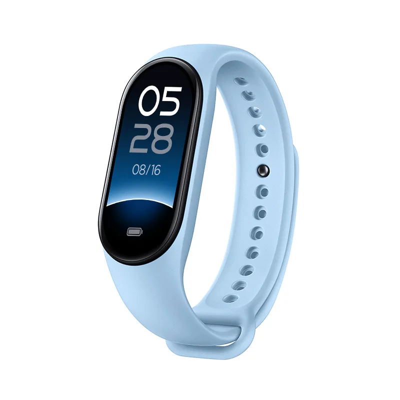 Health Bracelet Heart Rate Blood Pressure Smart Band Fitness Tracker Smartband Wireless Wristband Honor Fitbits M9 Smart Watch Pack of 2 - Image 3