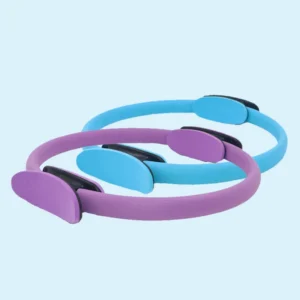 Purple Lilac 38cm Pilates Ring Circle Pilates Accessories Yoga Ring Fitness Supplies Yoga Circle Fitness Exercise Arms Durable Pack of 2