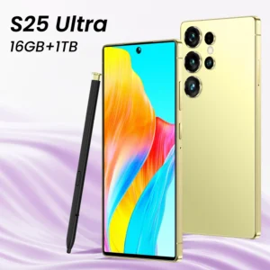 Fast Delivery S25 Ultra Dual Sim 5G Smartphone with Face Recognition HD Screen Deca Core CPU 108MP Rear Camera LTE CDMA Cellular