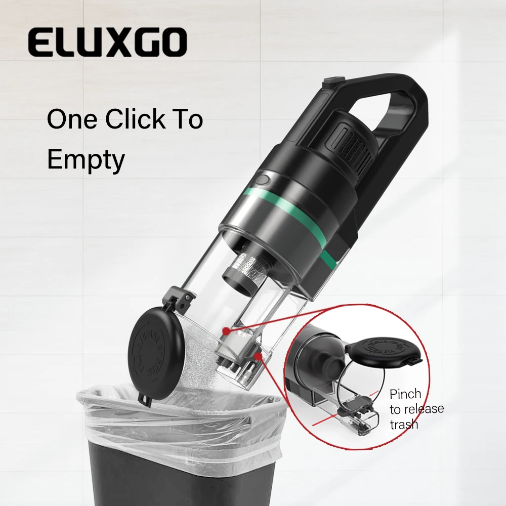 Eluxgo 2 in 1 Cordless Vacuum Cleaner Handy & Stick Upright Cyclone Vacuum Cleaner - Image 4