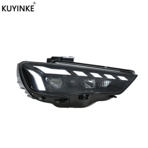 For Audi A3 Headlights Sportback Limousine 2013 2014 2015 2016 Car Accessories LED Headlight Upgraded Light DRL Head Front Lamp Pack of 2