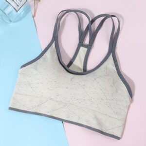 Sports Underwear Quick-drying Shock-proof High Support Seamless Spandex/Nylon Racerback Running Fitness Pilates No Steel Rings Pack of 2