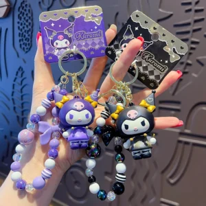 Keychain Kulomi Accessory With Light Gravure Printing Rubber Pendant Mobile Phone Lanyard Decoration Mobile Phone Decoration Pack of 100