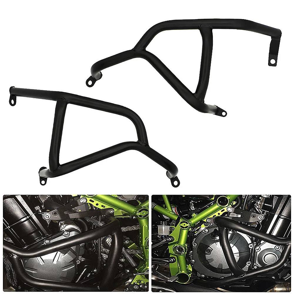 Customizable-Motorcycle Steel Bumper Protector Engine Guard Crash Bar Frame Guard Falling Protection for Kawasaki Z900RS 2018 - Image 4