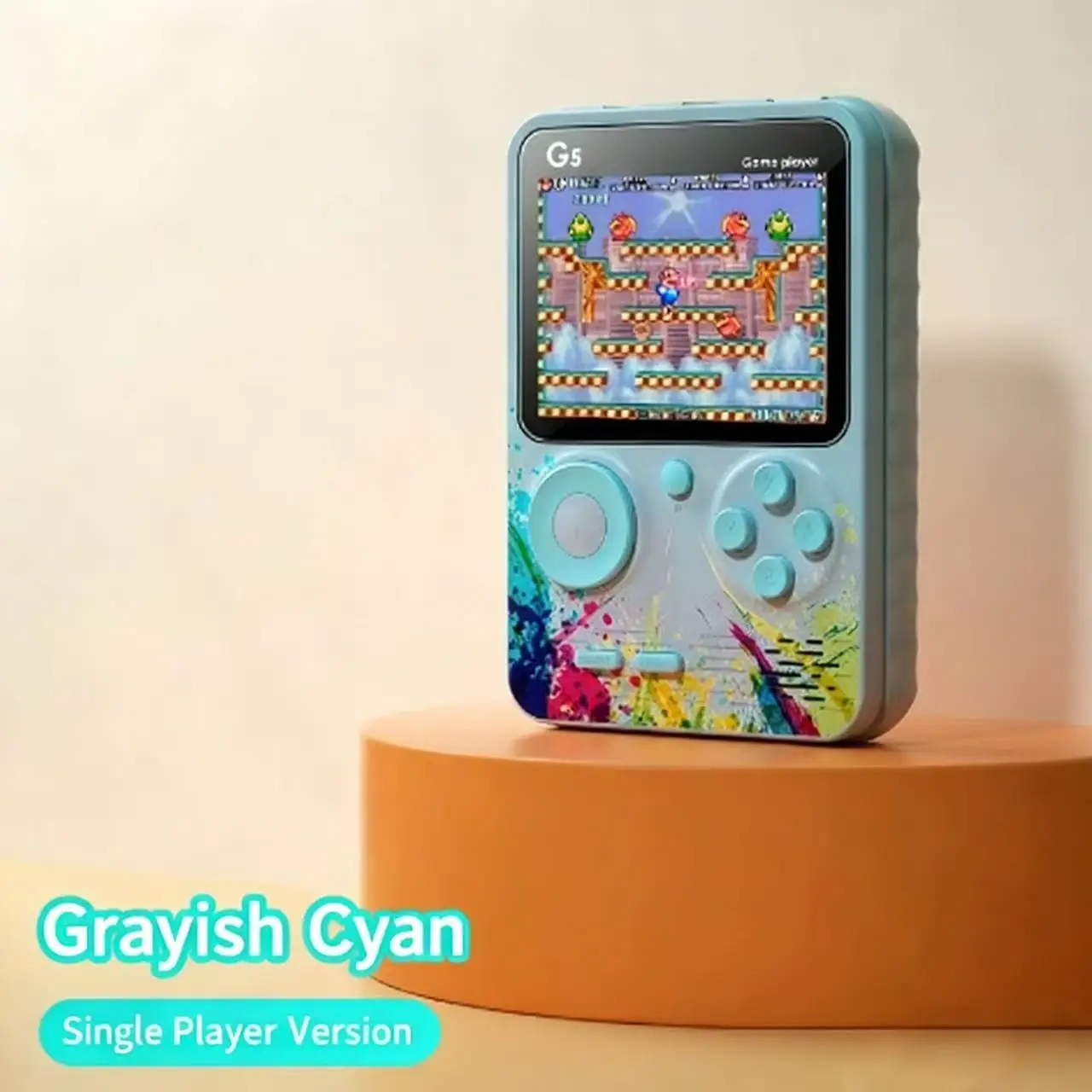 Macron Color Classic Retro Game Console, Portable and Sensitive, Can Be Used for Two People Pack of 5 - Image 4