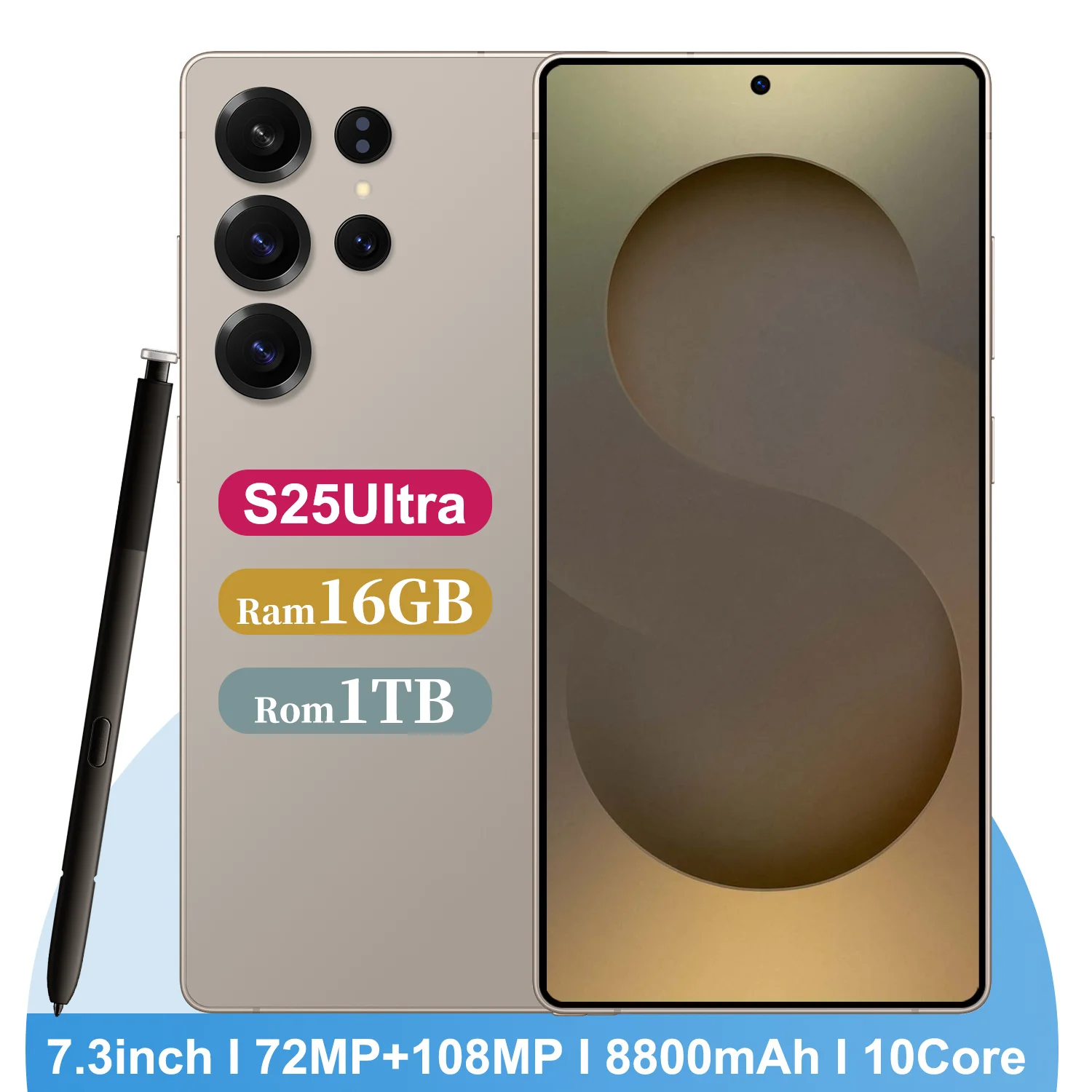 Listing OEM ODM S25 ultra AI Smart Phone GSM WCDAM LTE 5G Mobile Phone Big Screen Big Memory Big Battery Cell Phone - Image 4