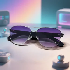 OMNISIGHT GT32 Smart BT Glasses Dual Battery Touch Control BLE5.4 UV400 Anti-Glare Life Waterproof Calling Music Weather