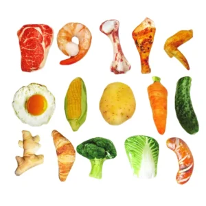 Eco-friendly Cotton Plush Educational Pet Squeak Toys Combo Pack Cute Kitten Dog Animal Supply with Squeaky Function Pack of 100