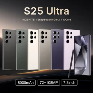 S25 Ultra 5G Smartphone 48+108MP Dual Sim Phone 16GB+1TB Deca Core CPU Smart Gaming Cellphone Global Version Mobile Phones