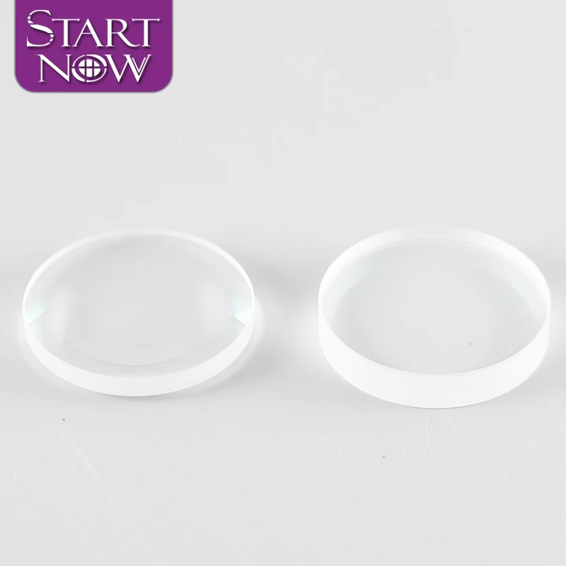 Startnow 2Pcs/Set Focusing Lens D24.7-30mm Fused Silica Laser Focus Collimating Lens for 4KW WSX Fiber Laser Engraving Machines - Image 4