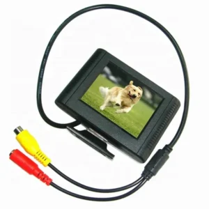 DIY Small Car Rearview System 2.4 Inch Car Monitor TFT Mini Lcd Display Portable TV Screen with Av Video Input for Car Camera