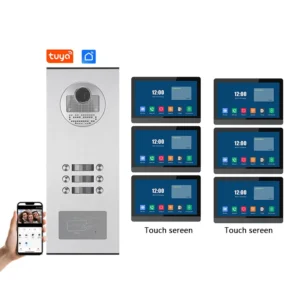 IP Door Phone Intercom System 1080P Tuya Smart Video Doorbell Wifi Doorphone Intercom for Home Villa