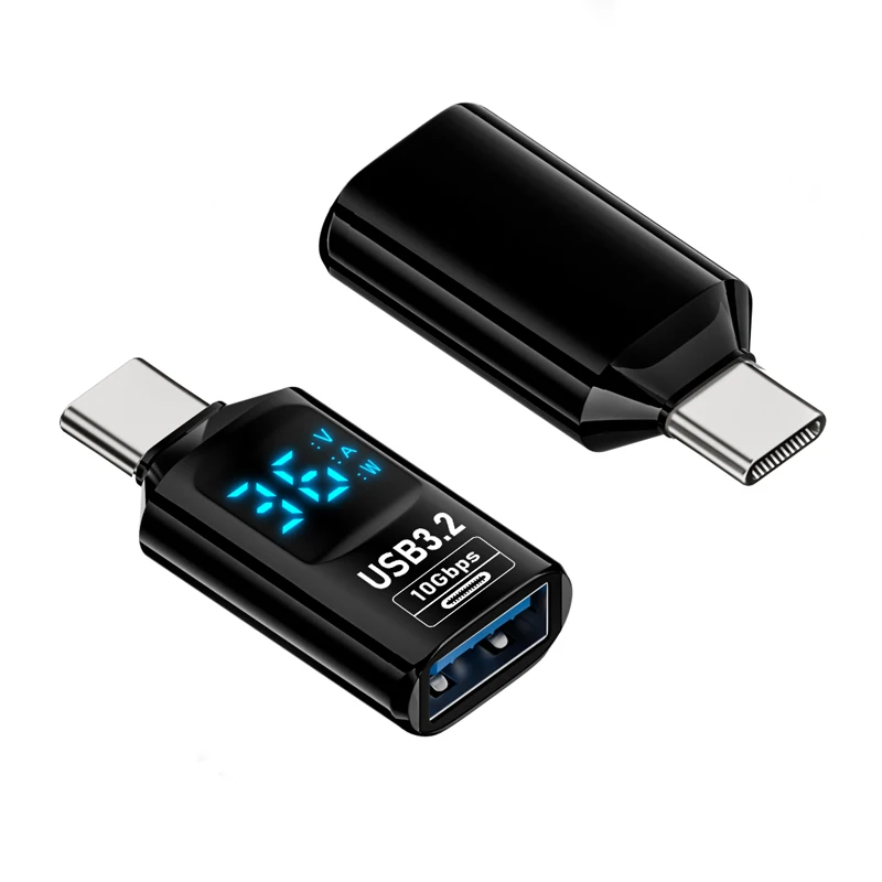 Brand New USB C USB Adapter Digital Display DC USB 3.2 Converter Compatible for Smart Phone Laptop Keyboard Mouse Power Bank Pack of 10 - Image 4