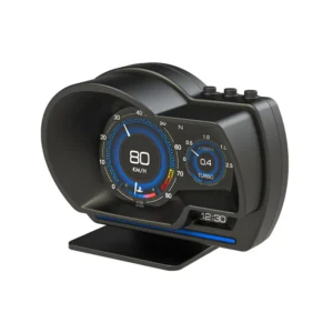 Car OBD Multi-function LCD Instrument Modified Head-up Display Detector P6 Speed Water Temperature Turbine