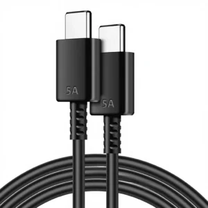 45W Dual Type-C TPE PVC Jacket Super Fast Charge Cable 5A PD Quick Charge 2m for S22 S23 S24 Plus Note 20 Ultra A53 A54 A55 Pack of 200