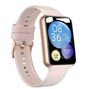 1.83inch Dial Smart Fitness Tracker Bracelet with Heart Rate/BP Monitor Sleep Tracker TFT BT Compass Android/IP67 Square Shape