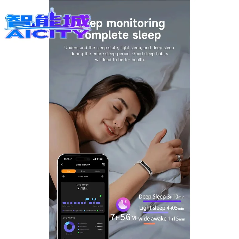 Women's Health Smart Band OLED LED Display Sports Smart Bracelet for Ladies Android Operation Activity Tracker Sleep Monitoring - Image 3