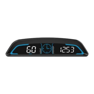 Auto HUD GPS Gauge Head up Display Car Gauge Speedometer With Over Speed Alarm Compass Clock Driving Distance Security