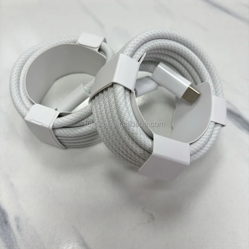 Wholesale 240W PD Super Fast Charging Type-C to Type-c Data Cable USB-C 2M Nylon Braided Charger Cable for Phone 15 16 Pack of 10 - Image 4
