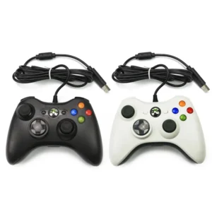 For Xbox 360 Multifunctional Wired Console Game Controller with Vibration Feature Shared Console Wired Controller