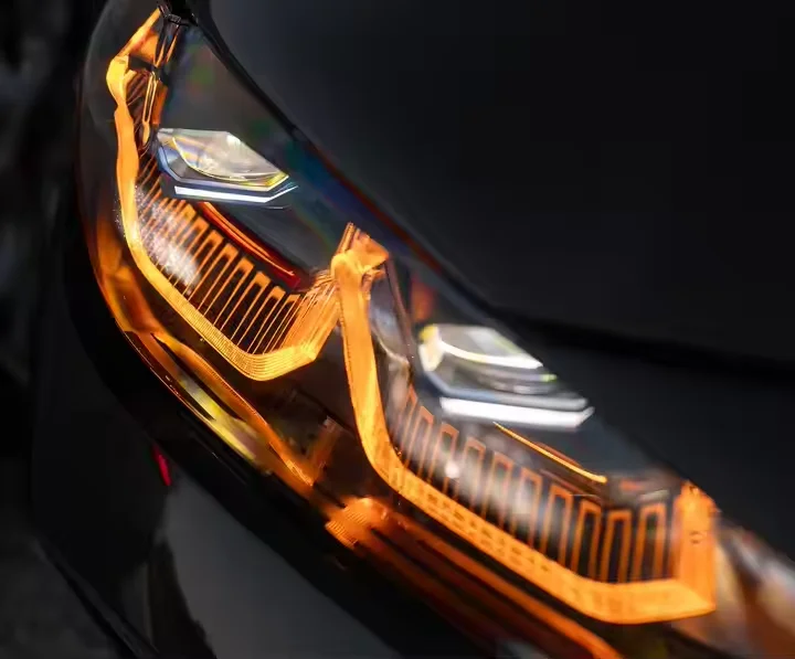 SJC Amber DRL LED Module for BMW M3 M4 G80 G82 G8X Laser Headlight Car Accessories Yellow DRL Module Daytime Running Lighting - Image 3