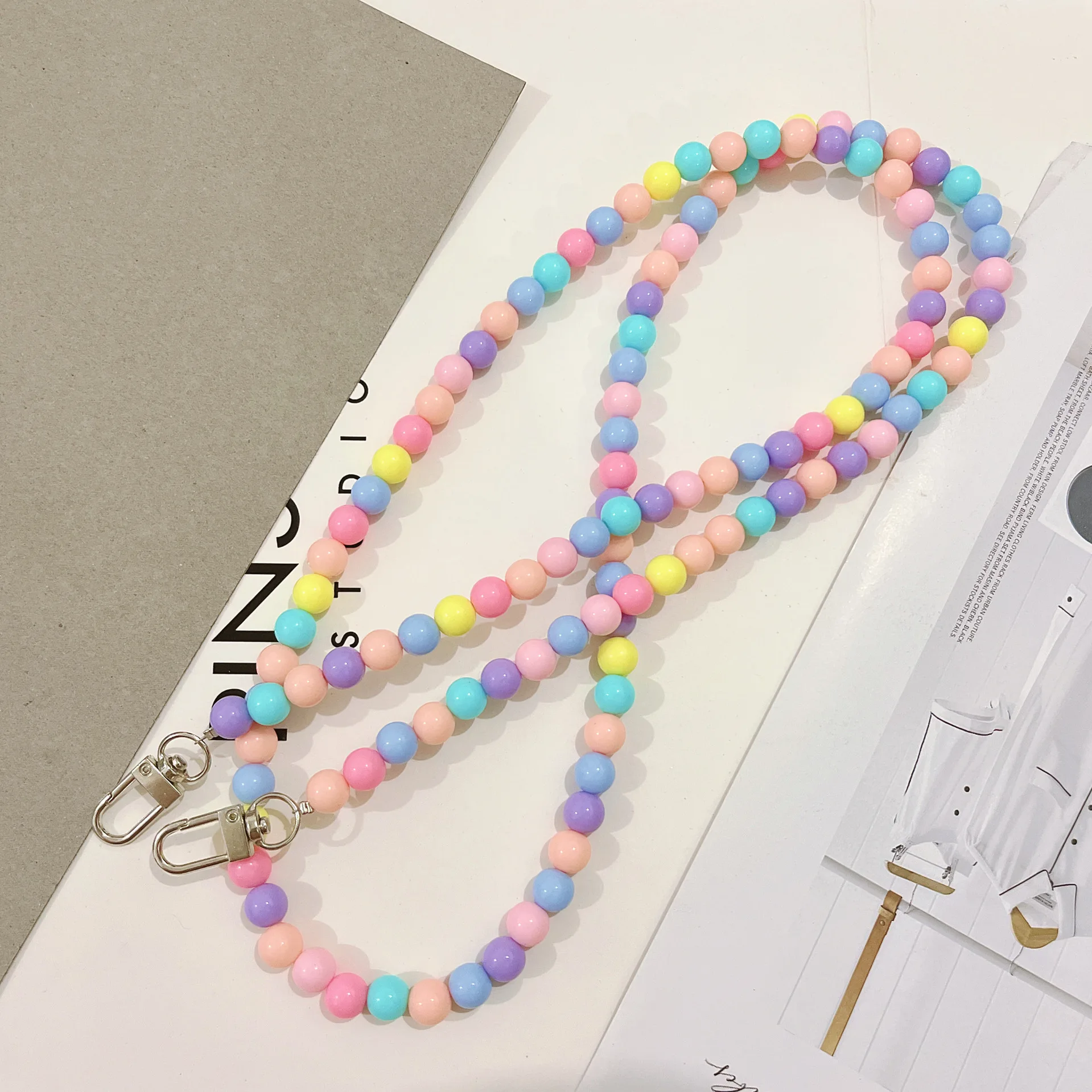 Fashion Universal Mobile Phone Straps Factory Neck Strap Cross Body Wrist Ropes Case Holder Pearl Chain No Reviews yet Pack of 100 - Image 3