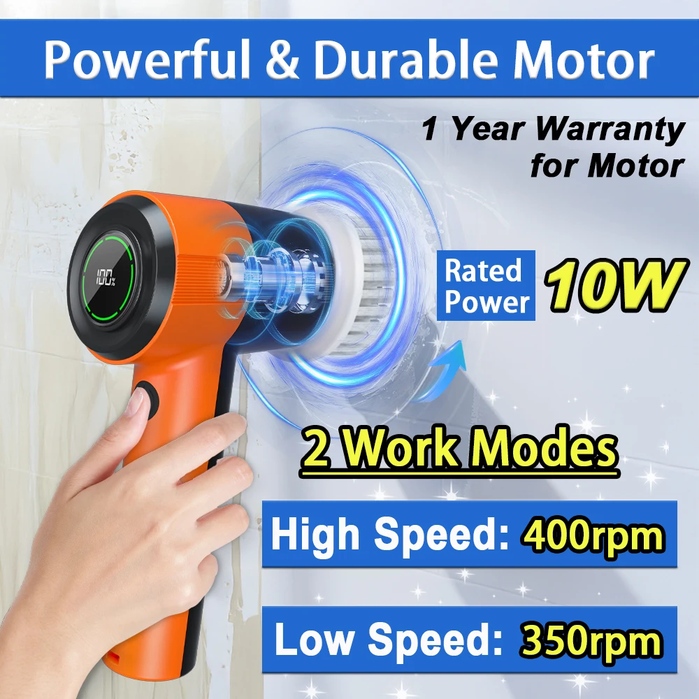 Smart Home Cleaning Products Electric Cleaning Brush Scrubber Dish Scrubber Spin Brush Scrubber Kitchen Gadgets Alibaba Portugal - Image 2