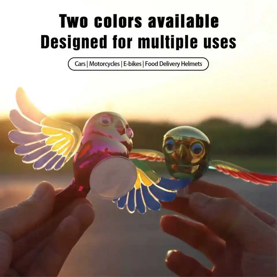 Flying Bird Car & Motorcycle Ornament ABS Plastic Creative Cute Home Decor Car Interior Decoration OLIVER Fit Pack of 10 - Image 2