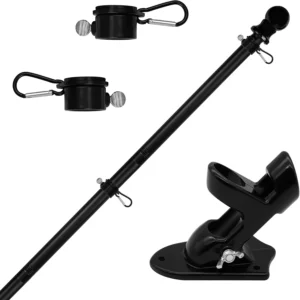 Fast Delivery of 5FT Flagpole with Collar on the Wall Flagpole Pack of 10